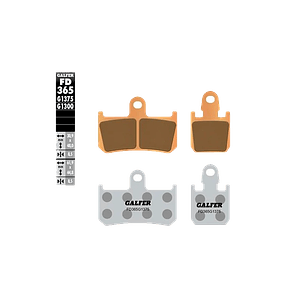 Pastillas de Freno Delanteras Yamaha YZF-R1 (09-14). Galfer Sinterizadas