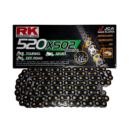 Cadena RK Takasago 520 XSO. Black Scale