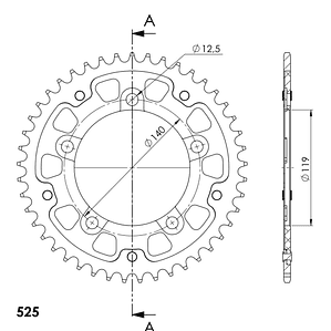 Catalina SuperSprox BMW F850Gs, F850Gs Adventure. De Acero / Aluminio