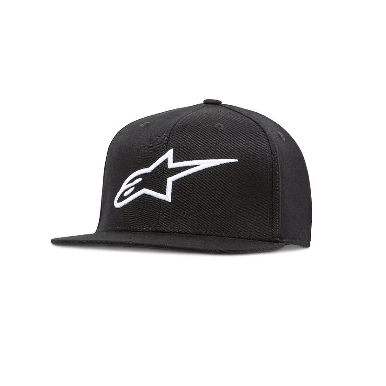 Gorra Alpinestars Ageless Flatbill. Negro-Blanco (Jockey) 1