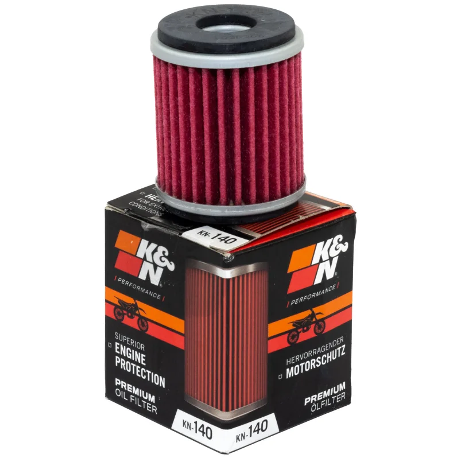 Filtro de Aceite K&N Yamaha R15 v2, R15 v3, Fz25, Yz 250 F (Kn 140) 2