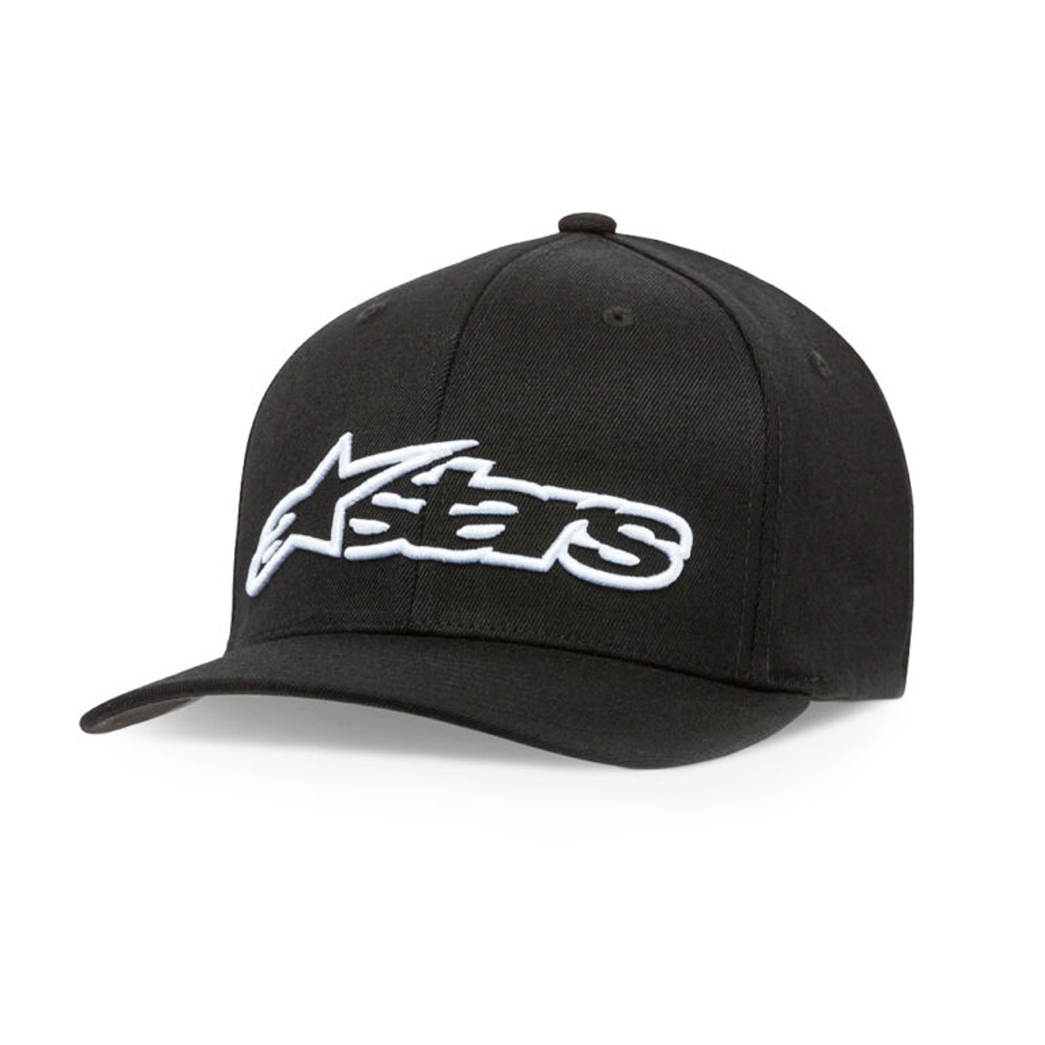 Gorra Alpinestars Blaze Flexfit. Negro-Blanco (jockey) 1