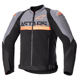 Chaqueta Alpinestars SMX Air Jacket. Gris Oscuro/Negro/Naranjo