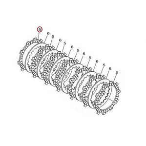 Discos de Embrague Yamaha R3, R3A, MT-03. Yamaha Genuino