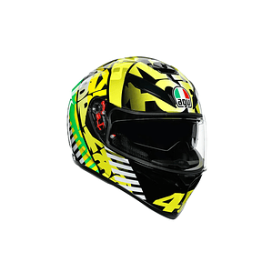 Casco AGV K3 SV VR Tribe 46. QR Norma Chilena