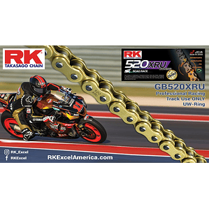 Cadena Racing RK 520 XRU. Utilizada en MotoGP - WSBK
