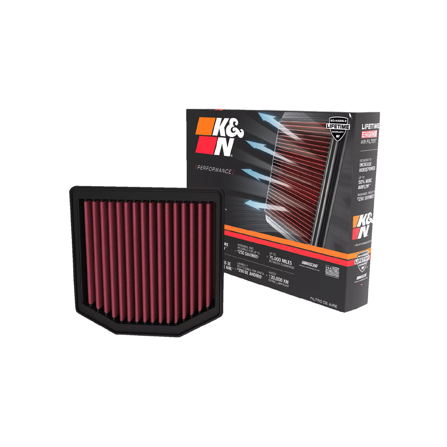Filtro De Aire K&N Filters (N°. 33-5108) - Comprar En La Tienda Online