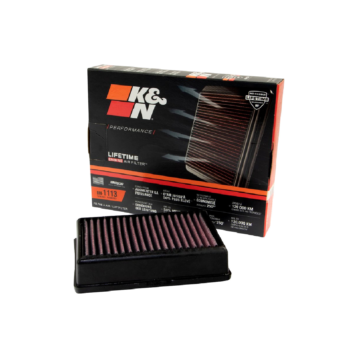 Filtro de Aire K&N de Alto Flujo BMW R1200Gs, R1200Gs Adv, R1250Gs 1