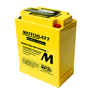 Batería Motobatt MB12U. Tecnología AGM (YB12A-LA)