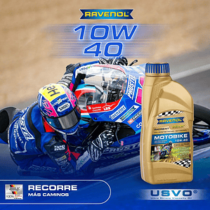 Aceite Ravenol 10w40 Racing 4T Motobike. Full sintético