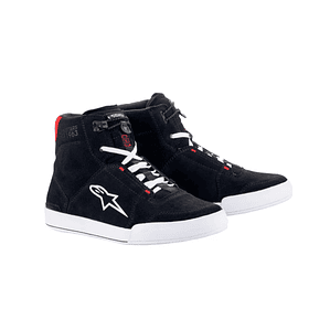 Zapatilla Alpinestars Chrome. Negro - Blanco - Rojo Brillante