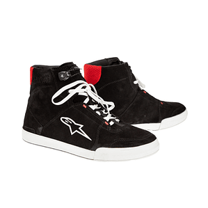 Zapatilla Alpinestars Chrome. Negro - Blanco - Rojo Brillante