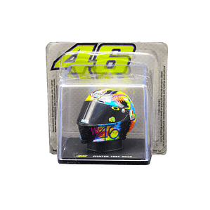 Casco AGV de Colección Valentino Rossi Winter Test 2019.  Escala 1:5