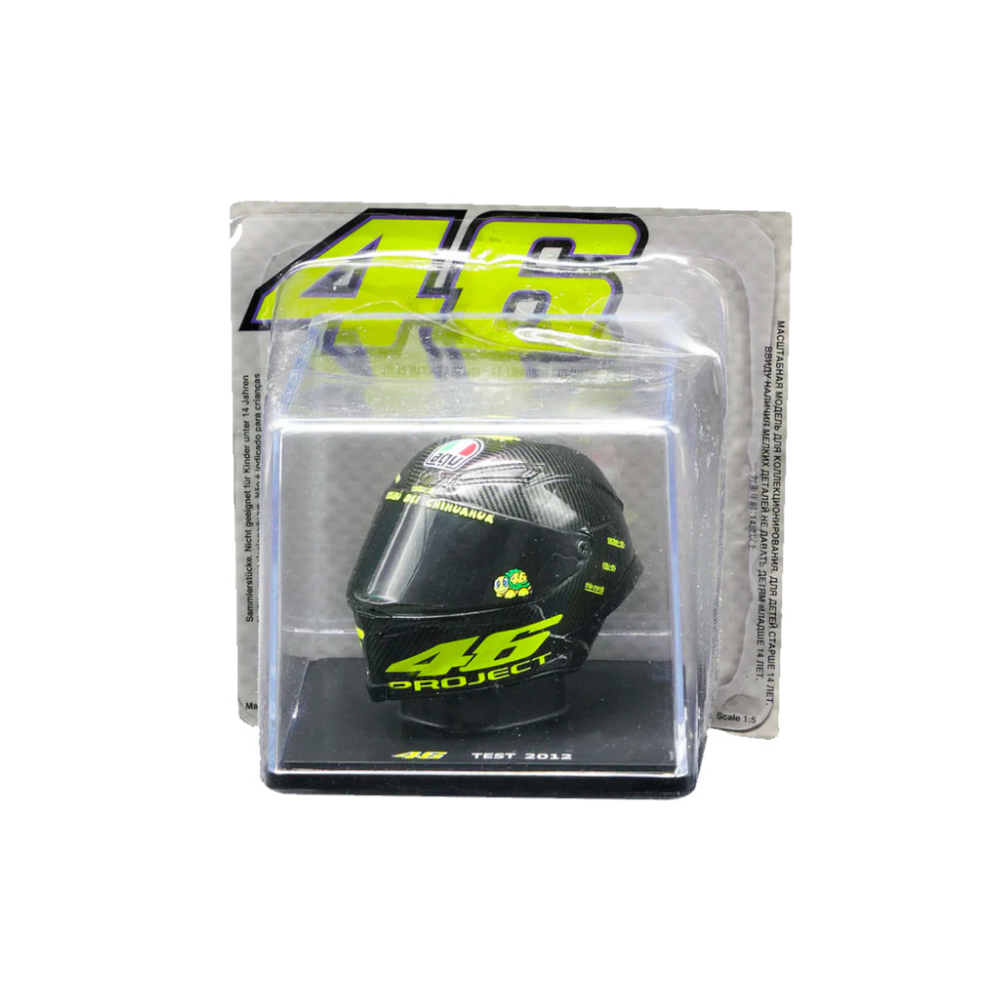 Casco AGV de Colección Valentino Rossi Test 2012 - 46 Project. Escala 1:5 1