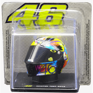 Casco AGV de Colección Valentino Rossi Winter Test 2019.  Escala 1:5