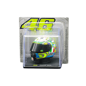 Casco AGV de Colección Valentino Rossi GP Misano 2010.  Escala 1:5