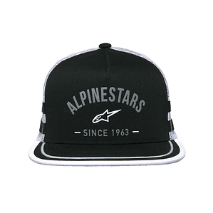 Gorra Alpinestars Backline Trucker. Negro-Blanco. (Jockey)