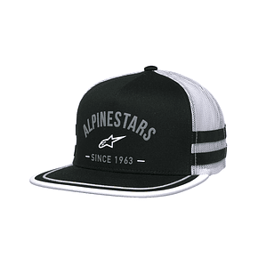 Gorra Alpinestars Backline Trucker. Negro-Blanco. (Jockey)