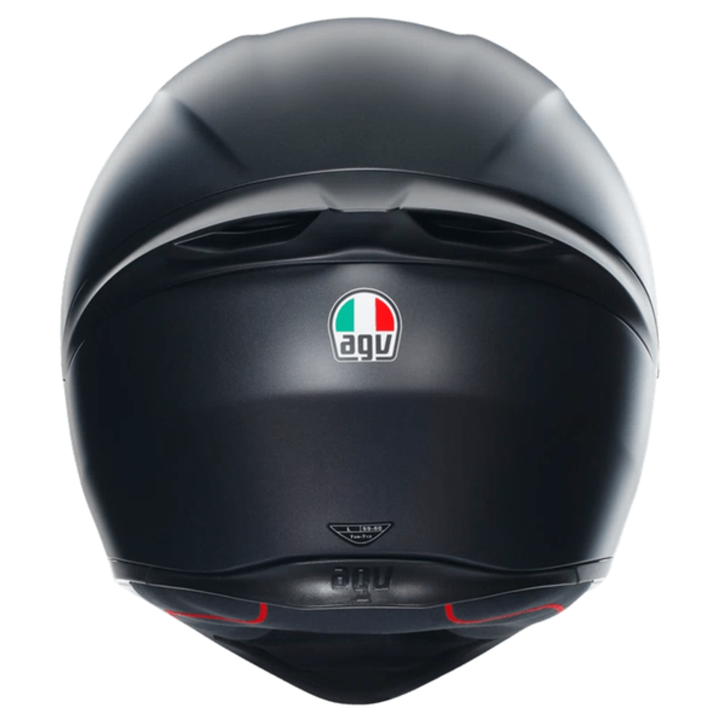 Casco AGV K1 S Negro Matte (2023). QR Norma Chilena 4