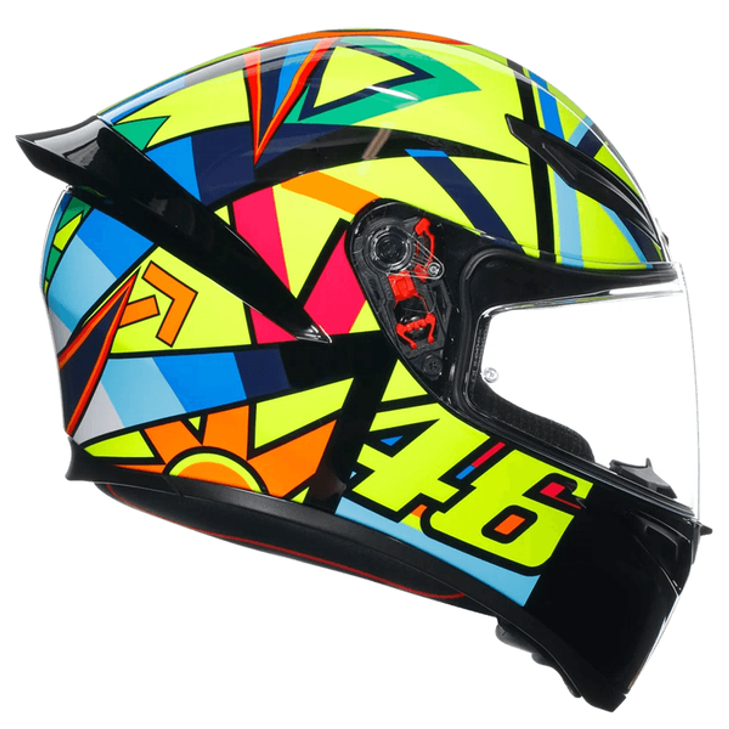 Casco AGV K1 S (2023) VR Soleluna 2017. QR Norma Chilena 1