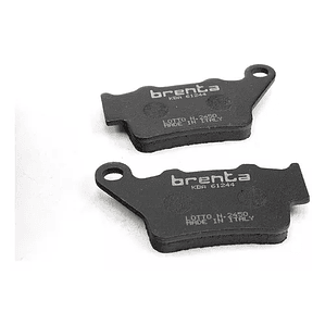 Pastillas de Freno Traseras KTM Duke 200, 250, 390 - BMW G310GS - Bajaj NS200, Dominar 400. Brenta Orgánicas