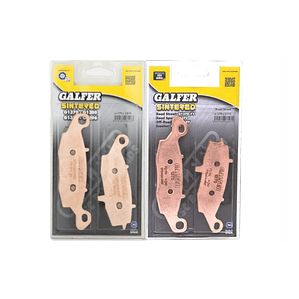 Juego Pastillas de Freno Delanteras Kawasaki Versys 650, ER-6N (IZQ-DER). Galfer Sinterizada