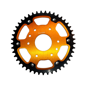 Catalina SuperSprox KTM Duke 250. Acero - Aluminio. 46 Dientes