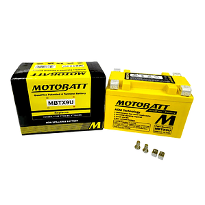 Batería Motobatt MBTX9U. (YTX9BS)