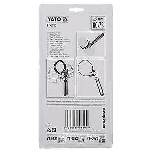LLAVE SACA FILTROS DE ACEITE 60-73MM - YATO