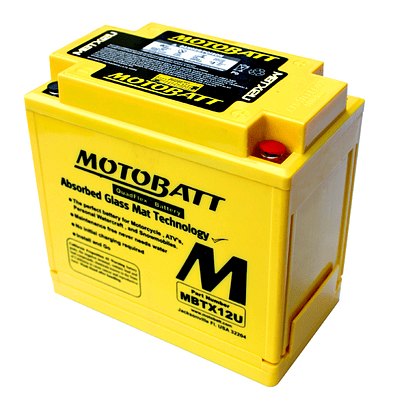 Batería Motobatt MBTX12U. Tecnología AGM (YTX12-BS)