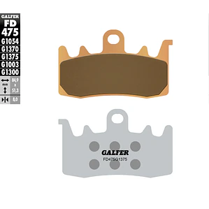 Pastillas de Freno Delanteras BMW R1250R, R1200Gs (2013-). Galfer Sinterizada