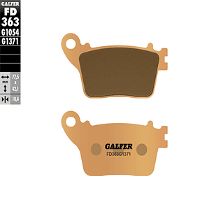 Pastillas de Freno Traseras Suzuki GSXR-750, GSXR 1000. Galfer Sinterizada