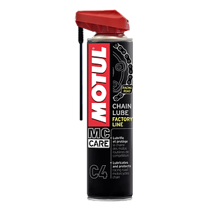 Lubricante de cadenas Motul C4 Factory Line Racing. 400 ML