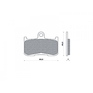 Pastillas de Freno Delanteras Suzuki GSX-S 750. Brenta PRO Sinterizadas