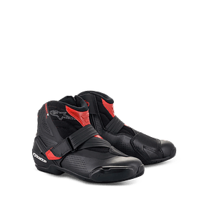 Botas Alpinestars SMX-1R V2 Vented, Negro - Rojo 