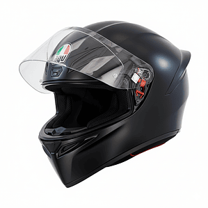 Casco AGV K1 S Negro Matte. ECE 22.06. (QR Norma Chilena)