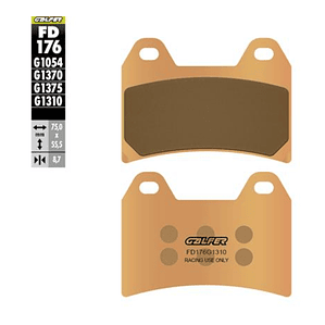 Pastillas de Freno Delantera Ducati ﻿Monster 696, 796. Galfer Sinterizada