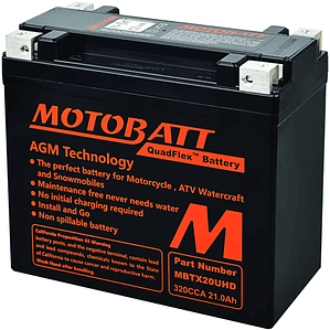 Batería Motobatt MBTX20UHD. Para Harley-Davidson