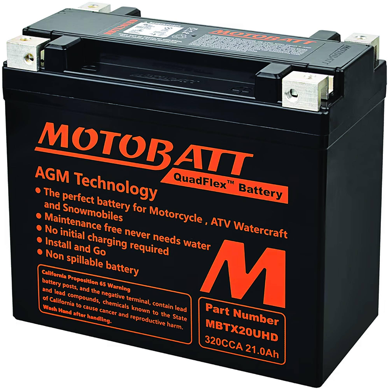 Batería Motobatt MBTX20UHD. Para Harley-Davidson 1