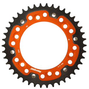 Catalina SuperSprox KTM 990, 1090 R. Acero - Aluminio. 42 Dientes