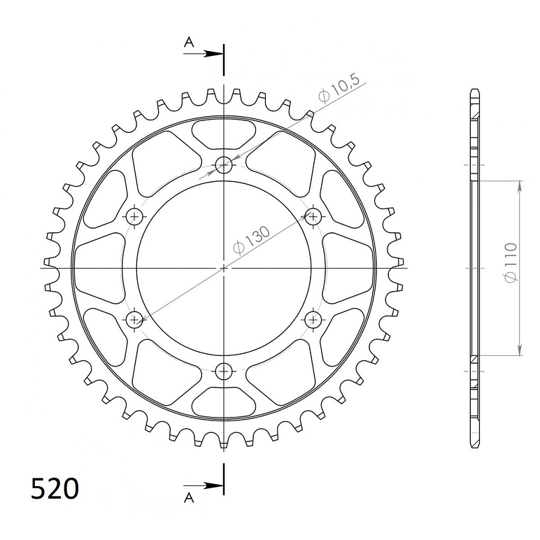 Kit de Transmisión Kawasaki Ninja 400, Z400. Regina - SuperSprox 6