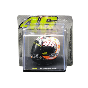 Casco de Colección 8 Hrs Suzuka 2000. AGV Valentino Rossi. Escala 1:5