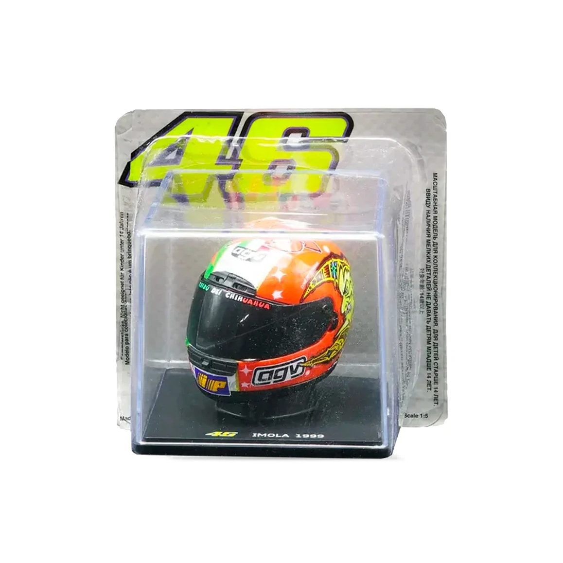 Casco de Colección Imola 1999. AGV Valentino Rossi. Escala 1:5 1
