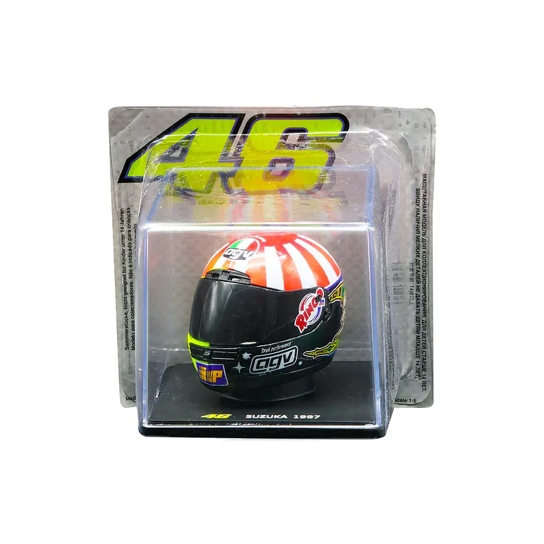 Casco de Colección Suzuka 1997. AGV Valentino Rossi. Escala 1:5 1