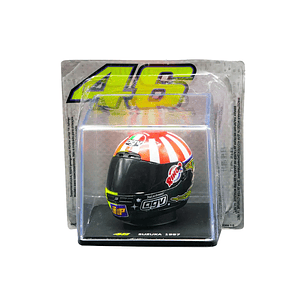 Casco de Colección Suzuka 1997. AGV Valentino Rossi. Escala 1:5