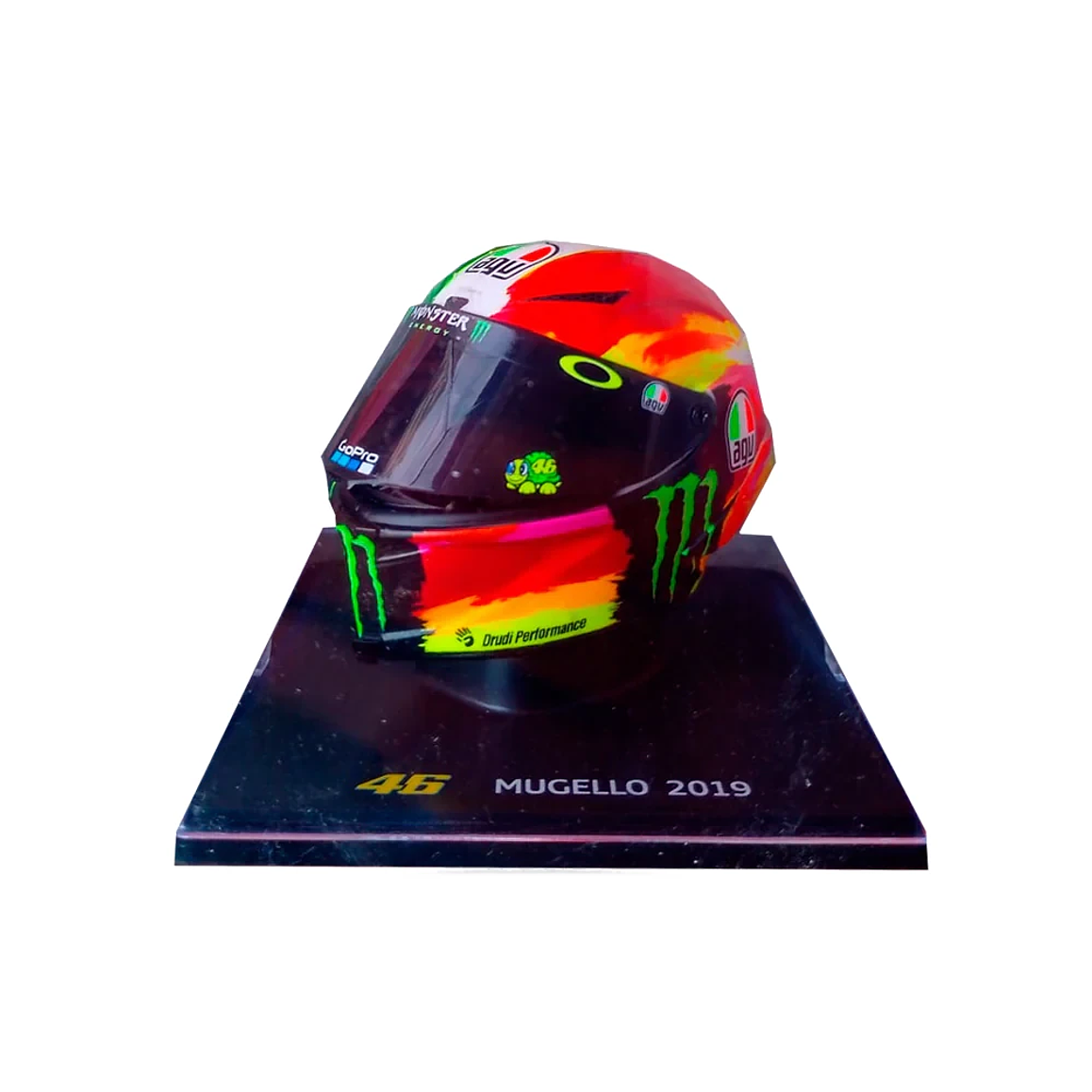 Casco de Colección Misano 2019. AGV Valentino Rossi. Escala 1:5 1