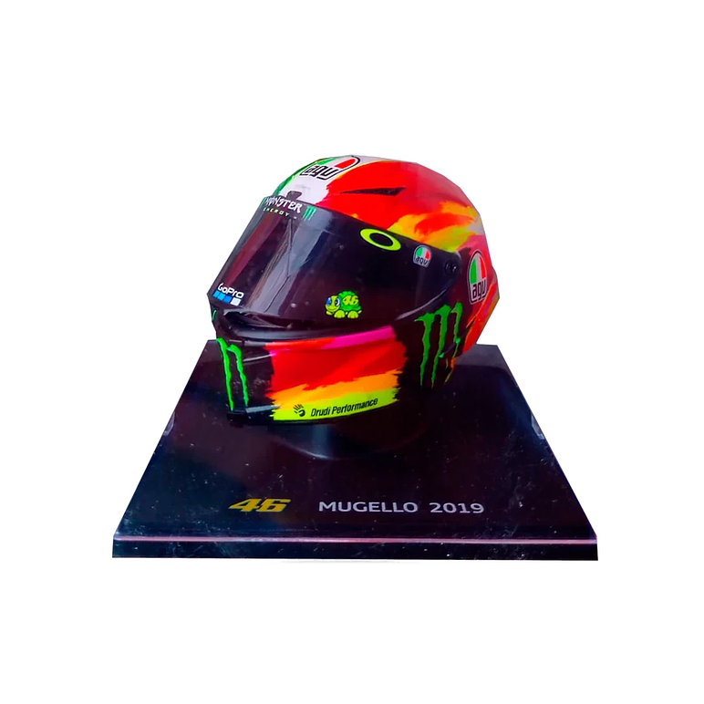 Casco de Colección Misano 2019. AGV Valentino Rossi. Escala 1:5 1