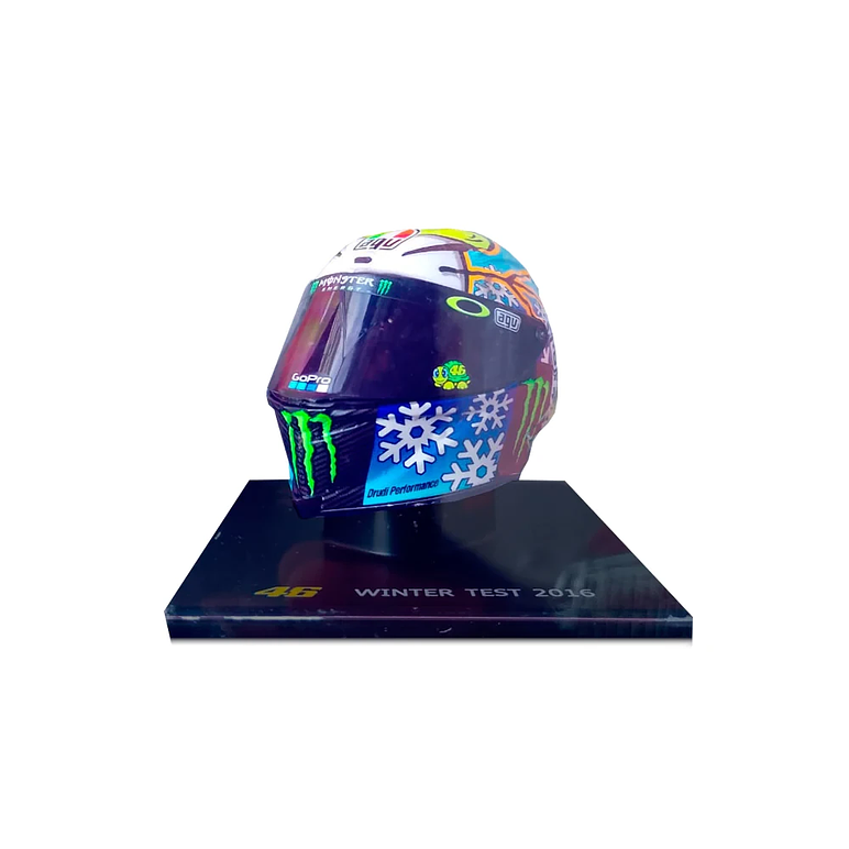 Casco de Colección Winter Test 2016. AGV Valentino Rossi. Escala 1:5 1