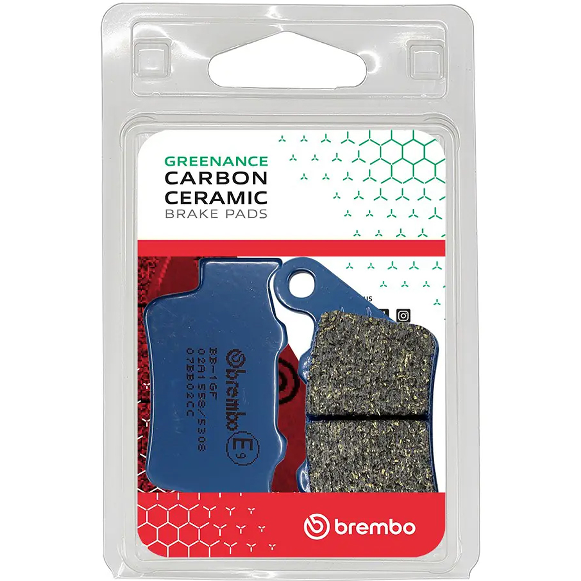 Pastillas de Freno Trasera para BMW F800GS. Brembo Carbon Ceramic 2