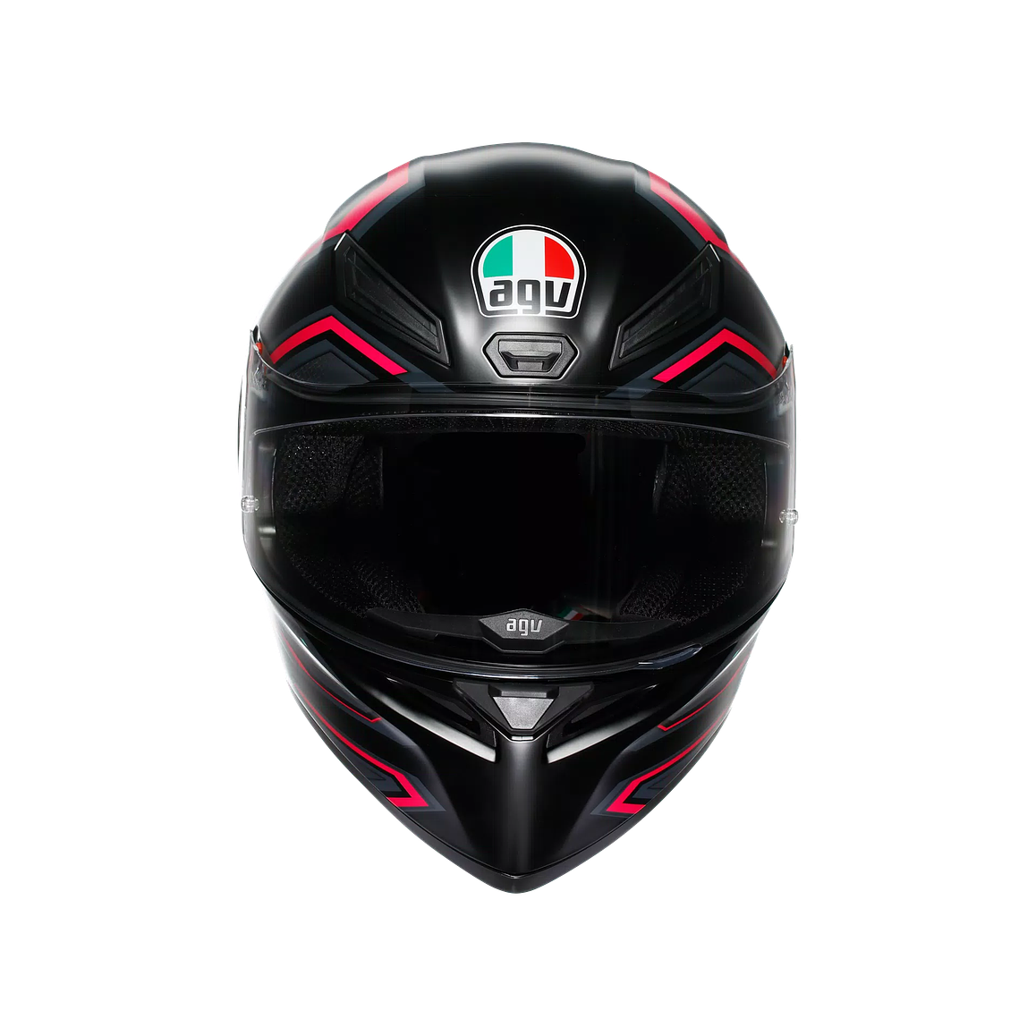 Casco AGV K1 S Sling Negro Matte / Fucsia. ECE 22.06. (QR Norma Chilena) 5